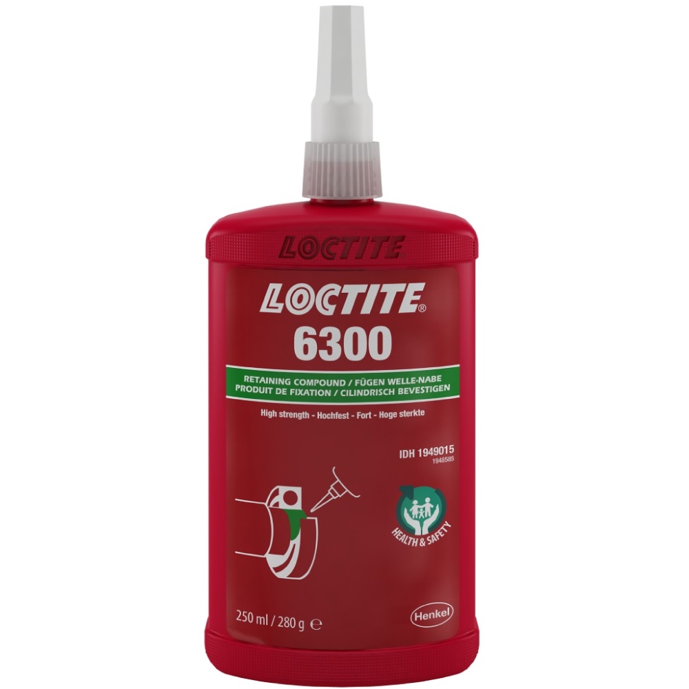 Keo giữ trục không gây hại Loctite 6300 cường độ cao 250ml