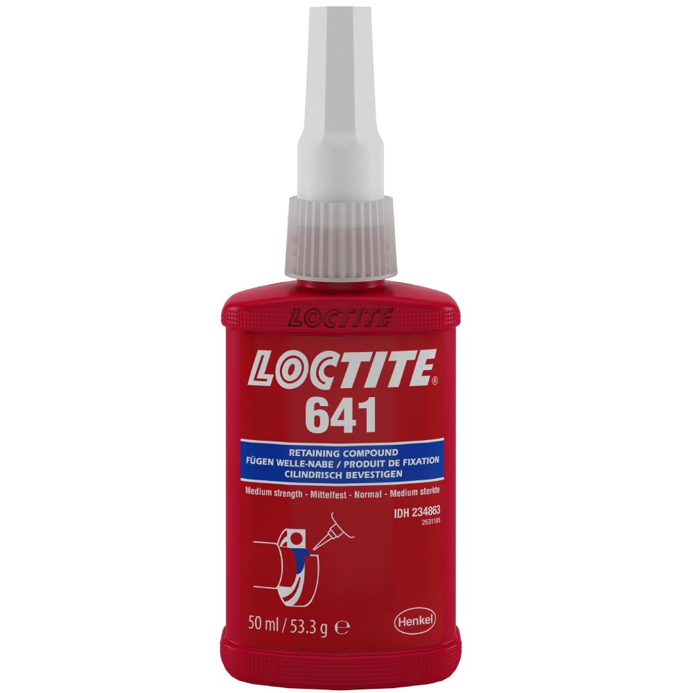 Hợp chất giữ mối ghép trục có thể tháo rời Loctite 641 lực khóa trung bình 50ml