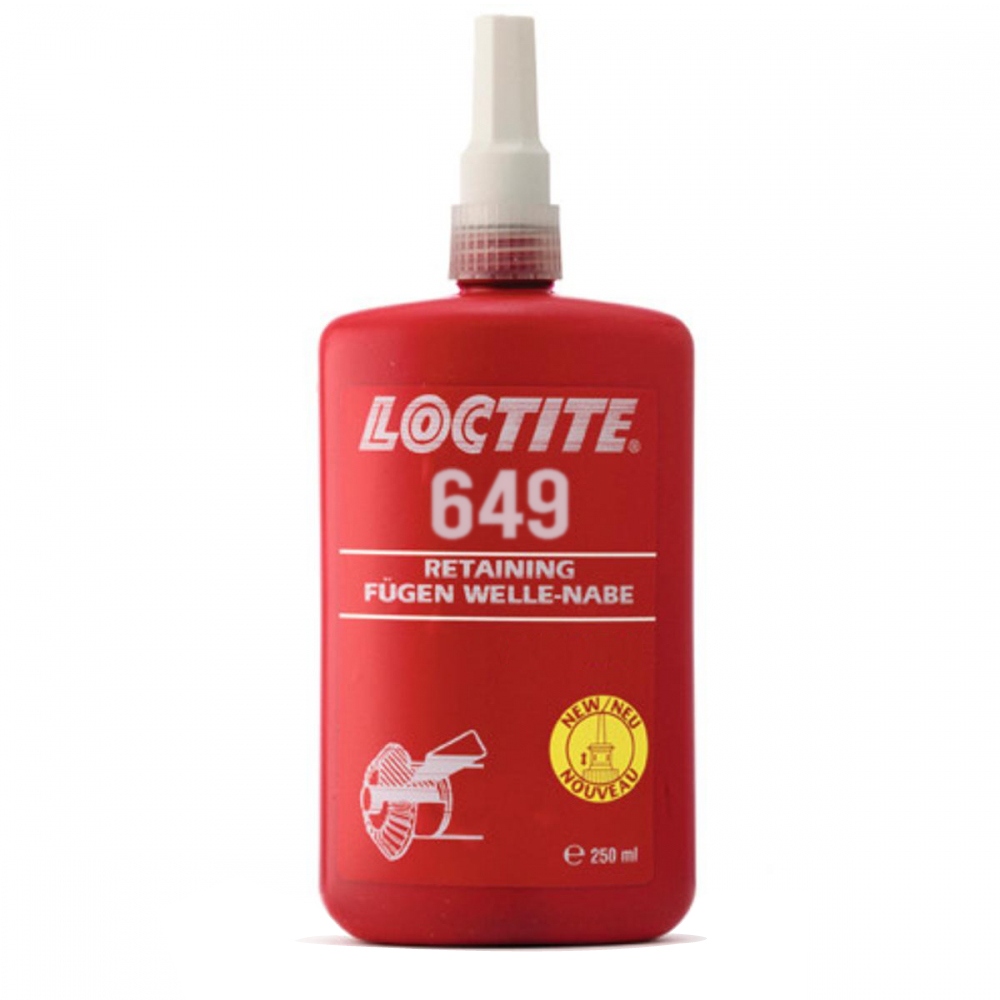 Keo dán cố định Loctite 649 độ bền cao màu xanh lá 250ml