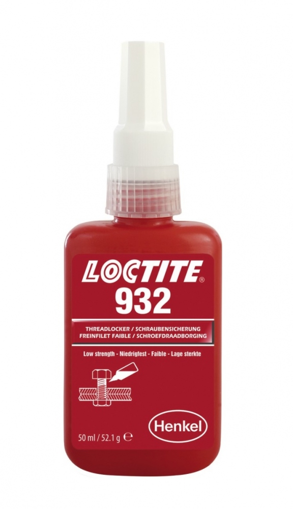 Keo khóa ren Loctite 932 dùng cho điện tử cường độ thấp màu nâu 50ml