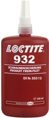 Keo khóa ren Loctite 932 dùng cho điện tử cường độ thấp màu nâu 250ml