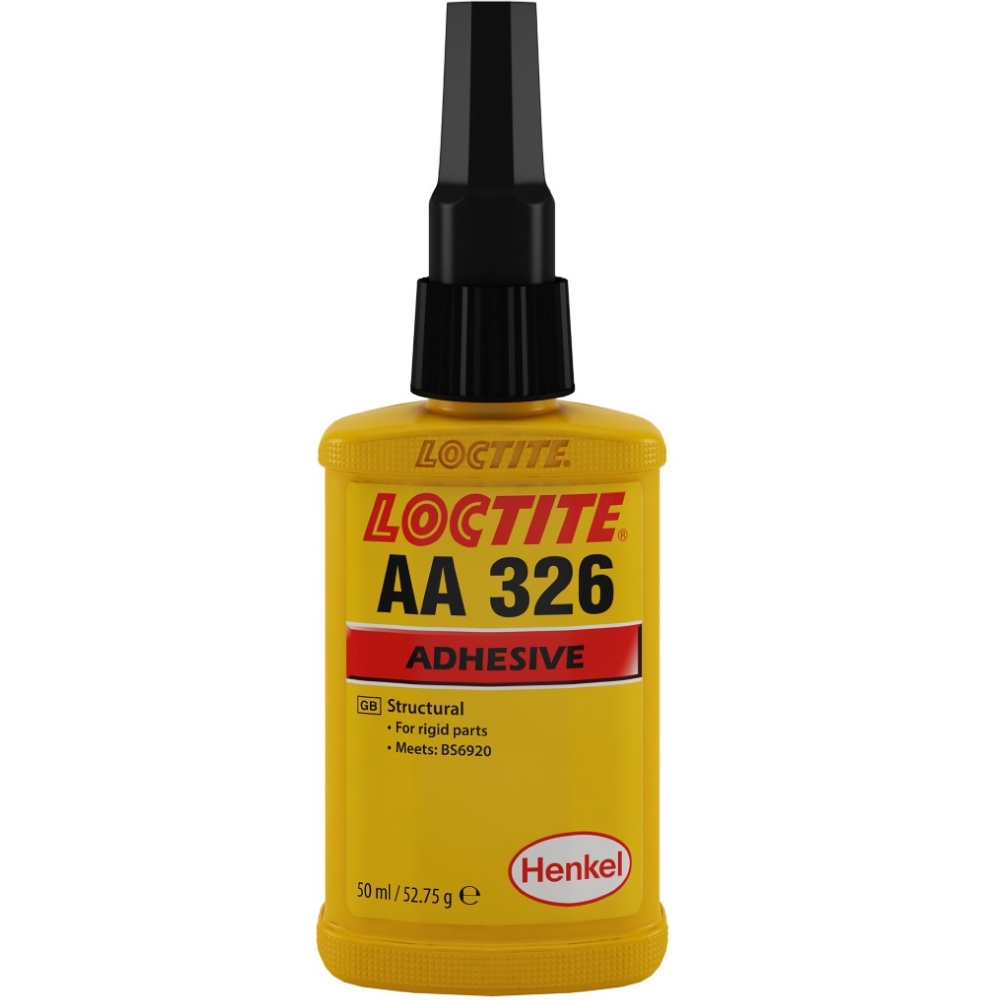 Keo dán cấu trúc Loctite AA 326 chuyên dụng dán nam châm màu vàng chai 50ml