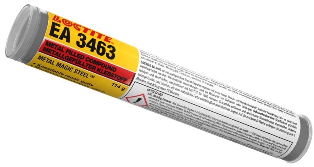 Keo dán epoxy dạng thanh Loctite EA 3463 Metal Magic Steel Stick 114g