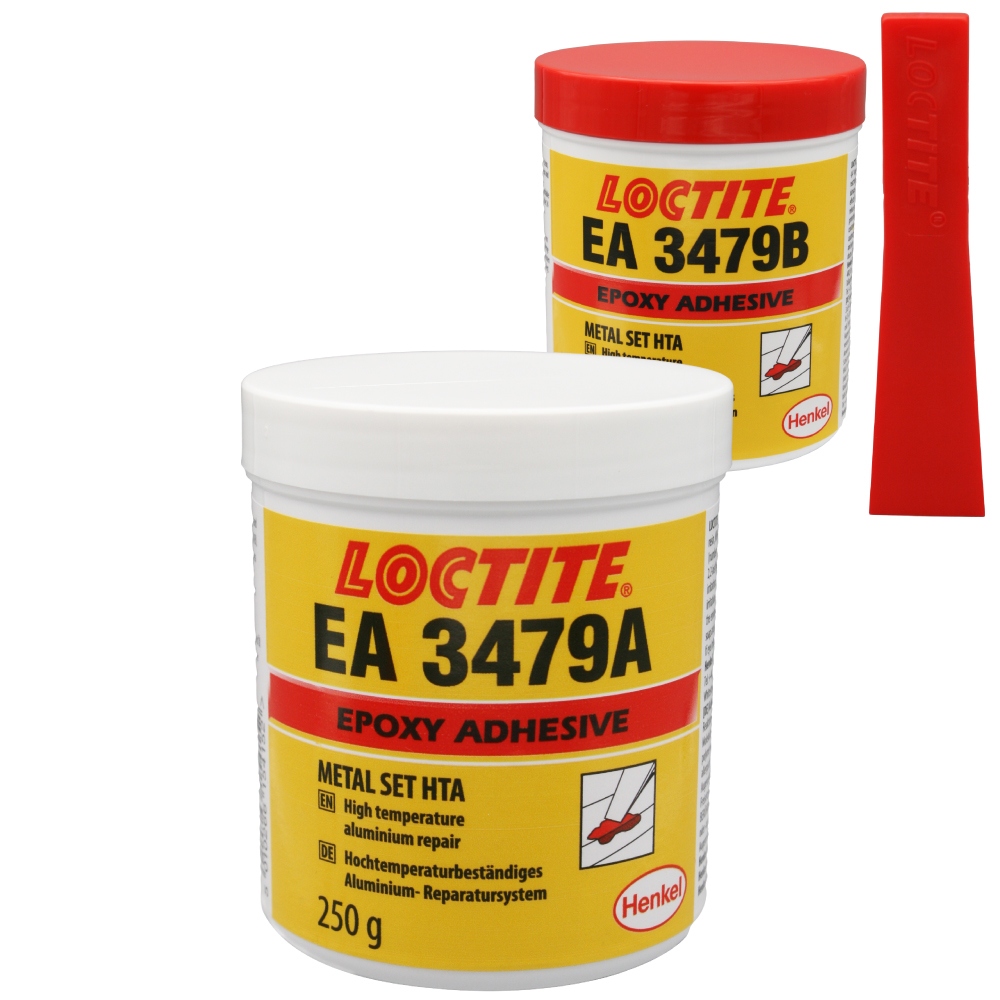 Bộ keo dán sửa chữa Epoxy hai thành phần chịu nhiệt độ cao Loctite EA 3479 500g