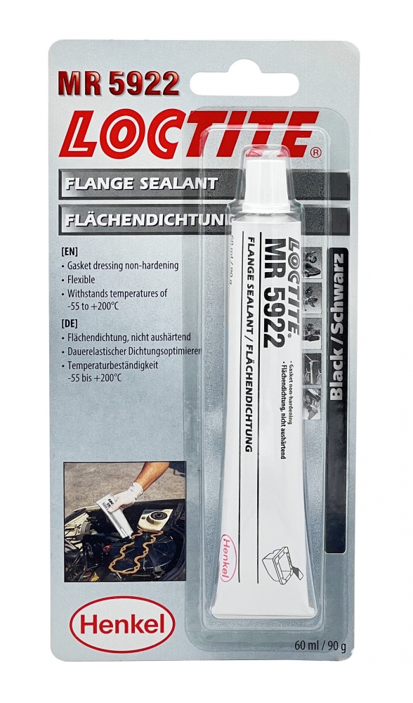 Keo dán mặt bích đàn hồi Loctite MR 5922 màu đen tuýp 60ml