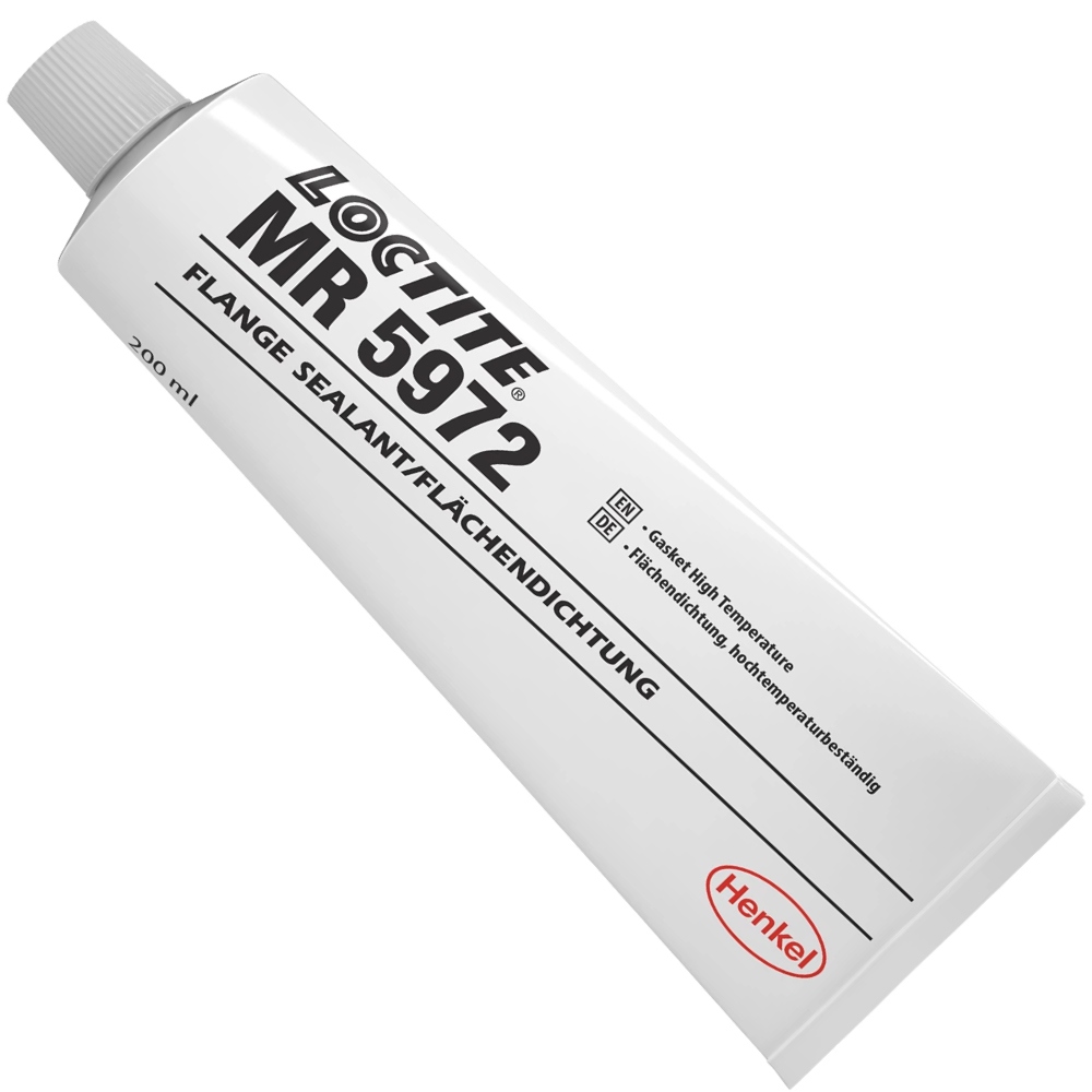 Keo dán làm kín chịu nhiệt Loctite MR 5972 đóng rắn chậm chịu nhiệt lên đến 315 °C màu xám 200ml