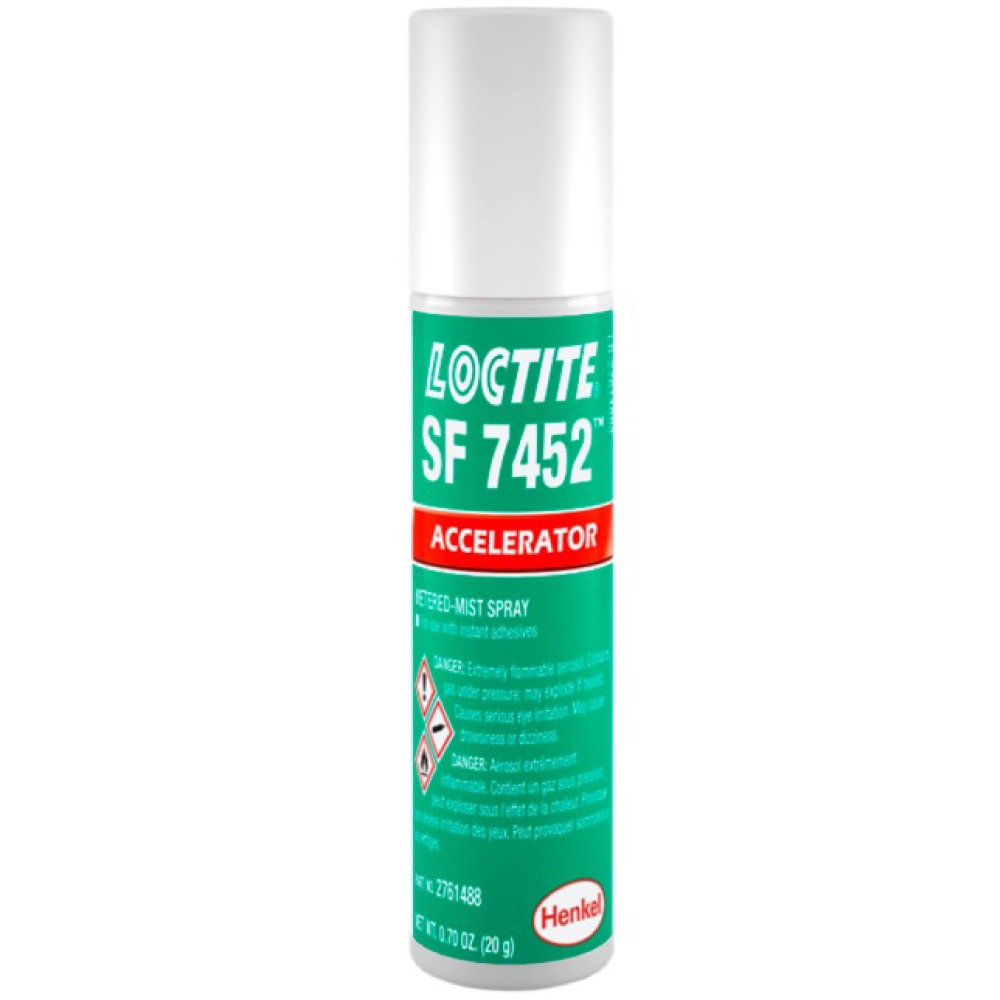 Chất hỗ trợ đông đặc nhanh Loctite SF 7452 dạng chai xịt 18ml