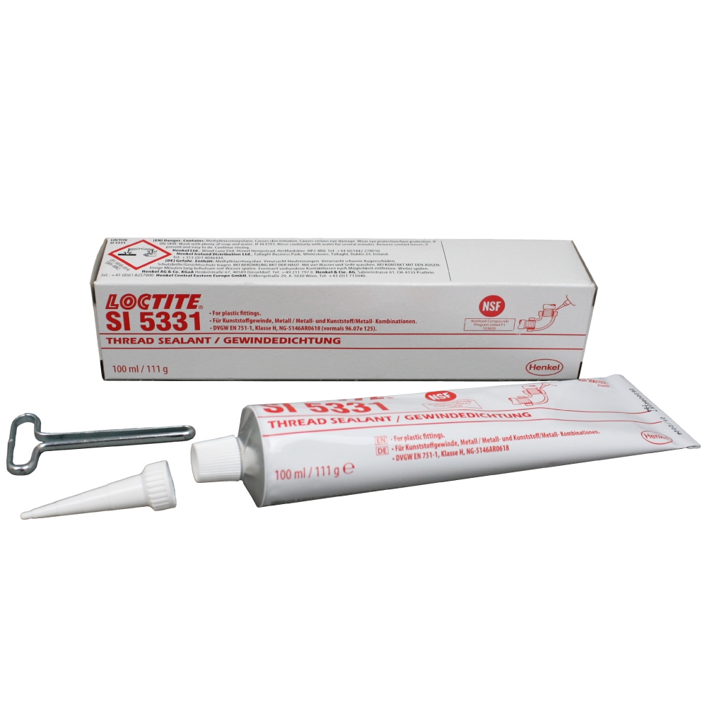 Loctite SI 5331 Keo dán kín ren cho phụ kiện nhựa/kim loại tuýp 100ml