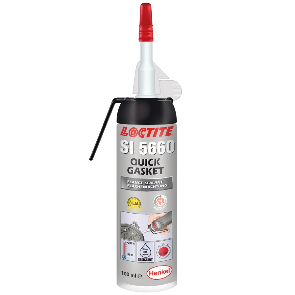Keo silicone Loctite SI 5660 màu xám 100ml thay thế gioăng nhanh