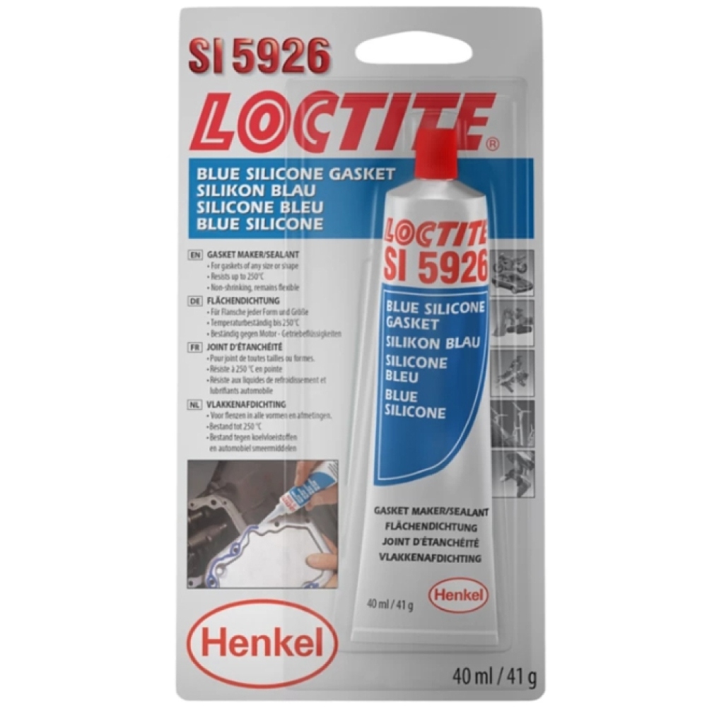 Keo tạo gioăng silicone linh hoạt Loctite SI 5926 màu xanh dạng tuýp 40ml