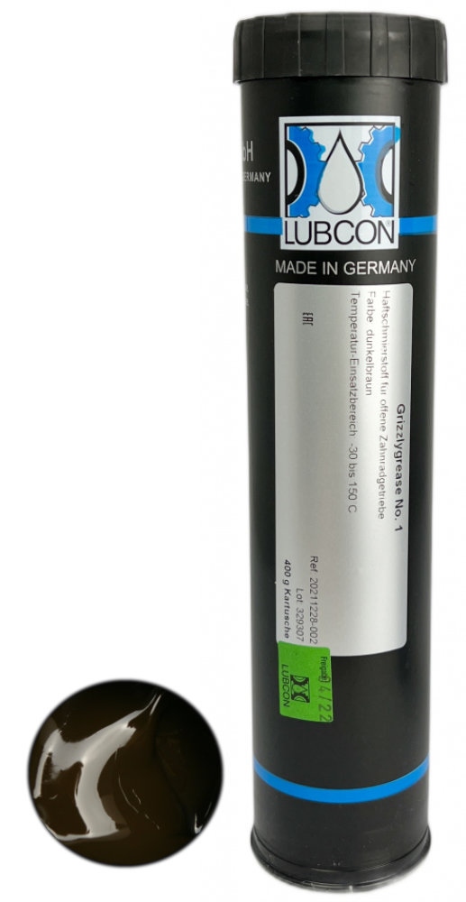 Lubcon Grizzlygrease No1 Mỡ bôi trơn bám dính cho bánh răng hở 400g