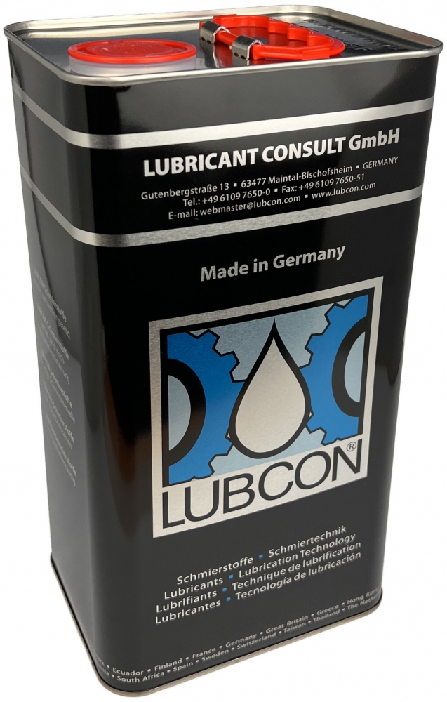 Dầu bôi trơn tổng hợp Lubcon Turmofluid ED 13 Can 5 Lít