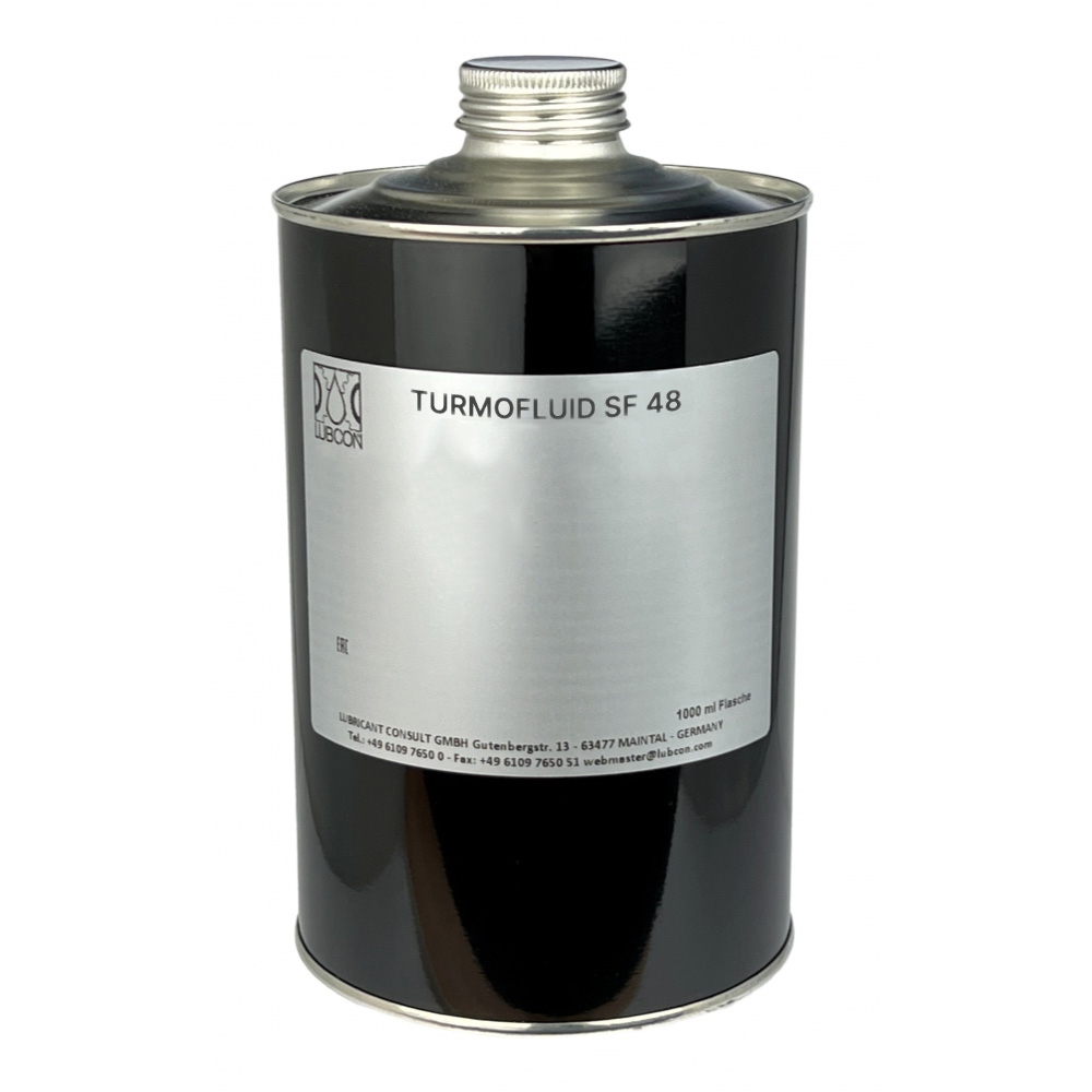 Dầu tổng hợp tuổi thọ cao Lubcon Turmofluid SF 48 dành cho truyền động trực tiếp 1L