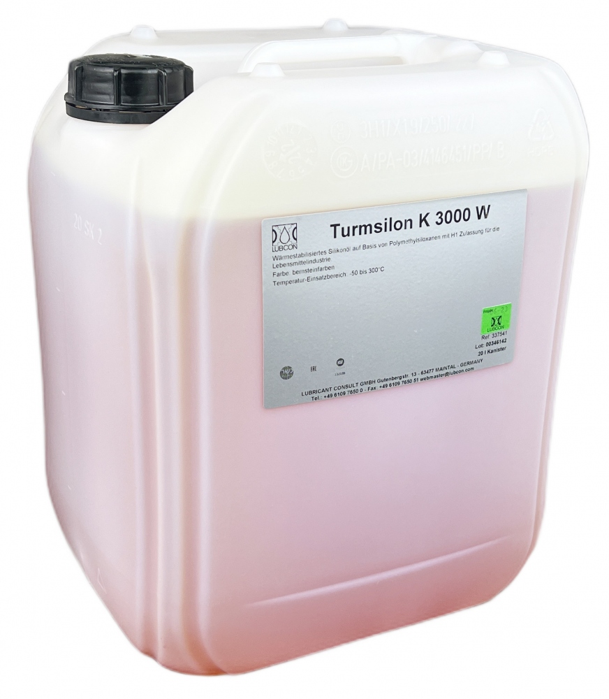 Dầu silicone chịu nhiệt Lubcon Turmsilon K 3000 W 20L