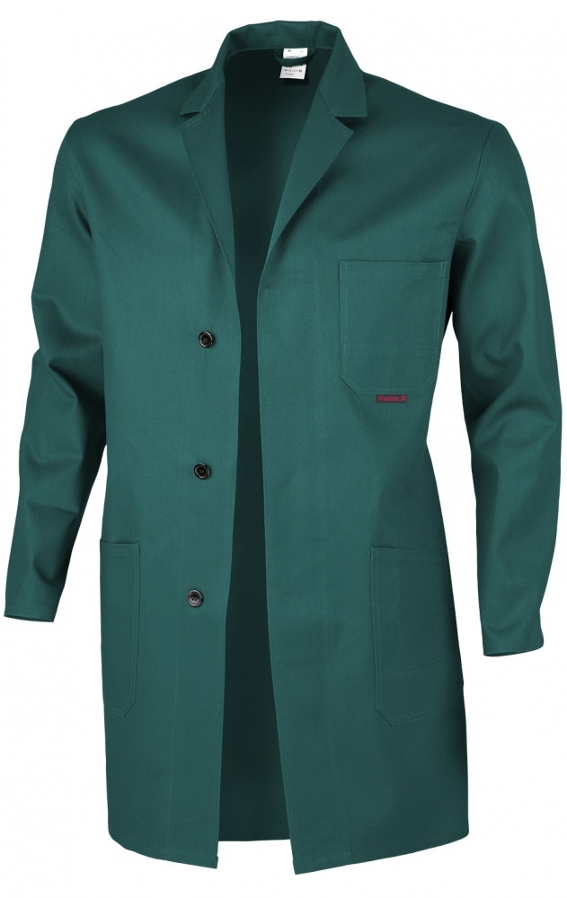Áo khoác bảo hộ lao động Qualitex Classic 61951D1 100% cotton màu xanh lá cây