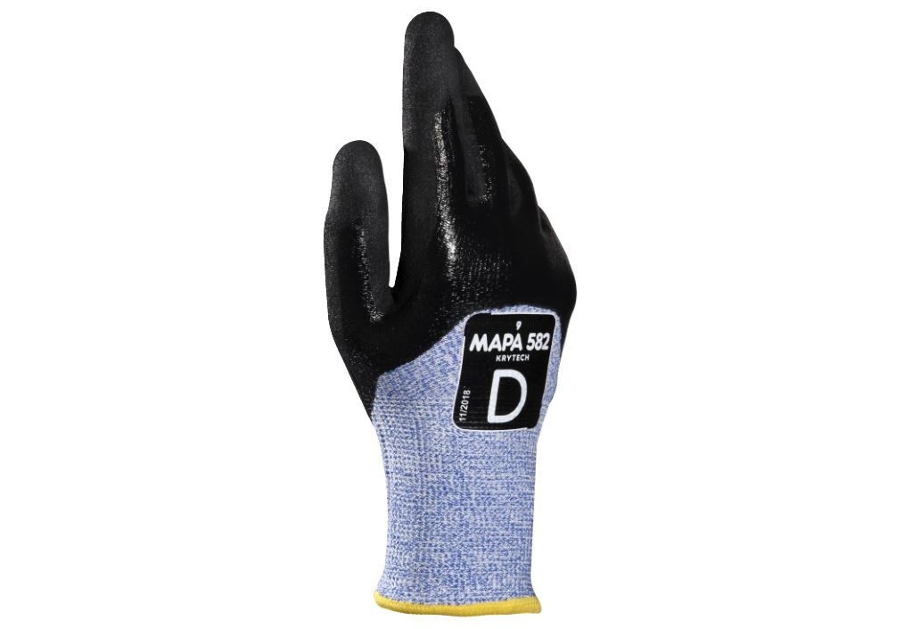 Găng tay chống cắt Mapa KRYTECH 582 phủ nitrile cấp độ D