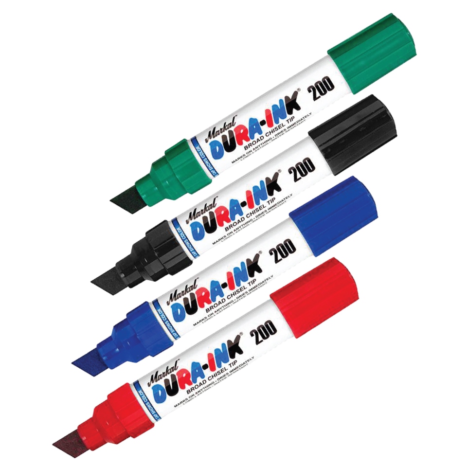 Bút đánh dấu mực ngòi dạ Markal Dura-Ink® 200 Ngòi dẹt bản rộng