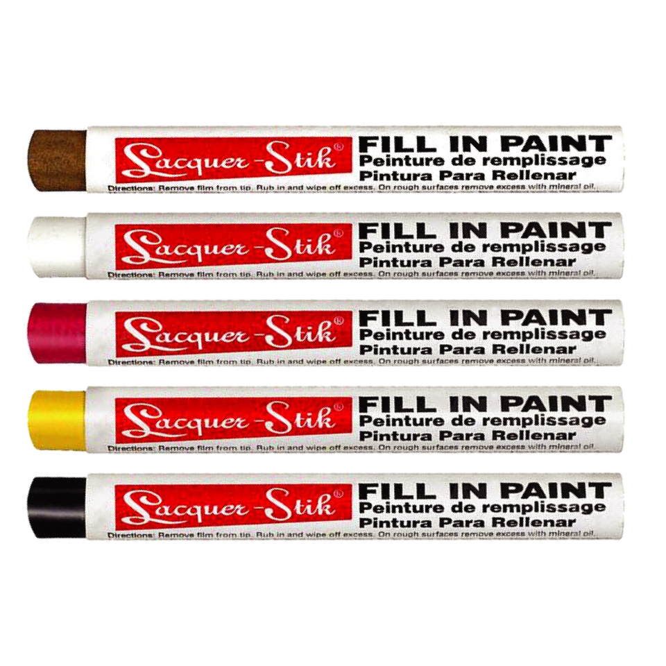 Bút sơn lấp đầy Markal Fill-In-Paint Lacquer-Stik, Sơn làm nổi bật chữ khắc Highlighter Fill-In Paint