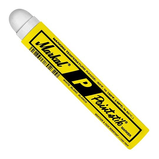 Bút sơn đánh dấu MARKAL P Paintstik chuyên dụng cho bể tẩy dầu axit hoặc mạ kẽm nhúng nóng màu trắng
