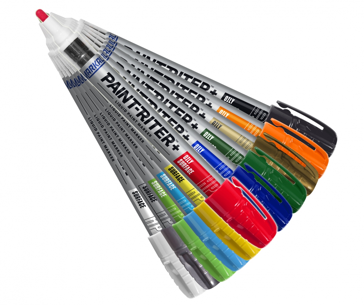 Bút sơn đánh dấu bề mặt dầu mỡ Markal Paint-Riter+ Oily Surface HP ít halogen