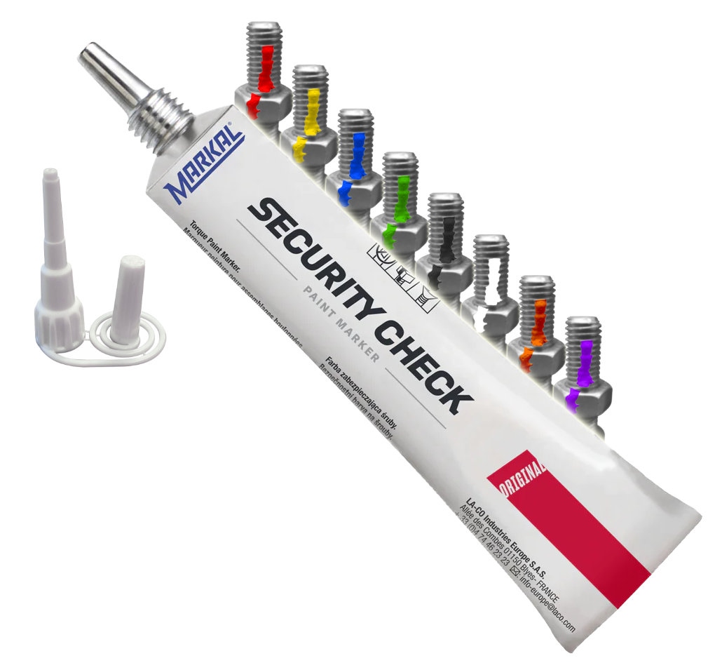 Sơn đánh dấu niêm phong kiểm tra an ninh Markal Torque Sealant với vòi dài chính xác 50 ml