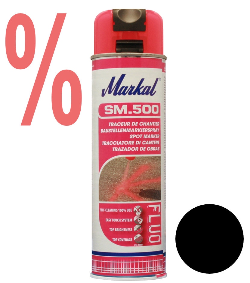 Bút đánh dấu điểm chuyên dụng Markal SM.500 màu đen 500 ml