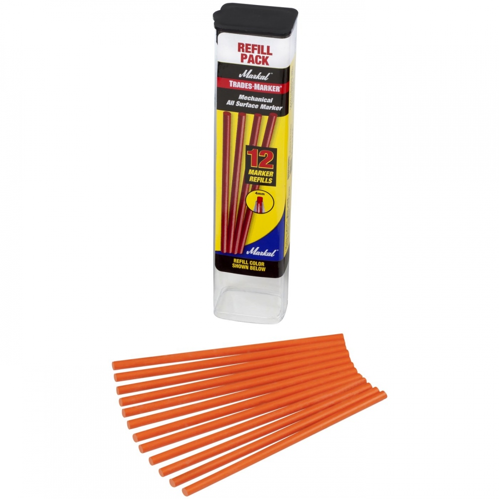 Ruột bút sáp đánh dấu công nghiệp MARKAL China-Marker Trades-Marker hộp 12 ngòi