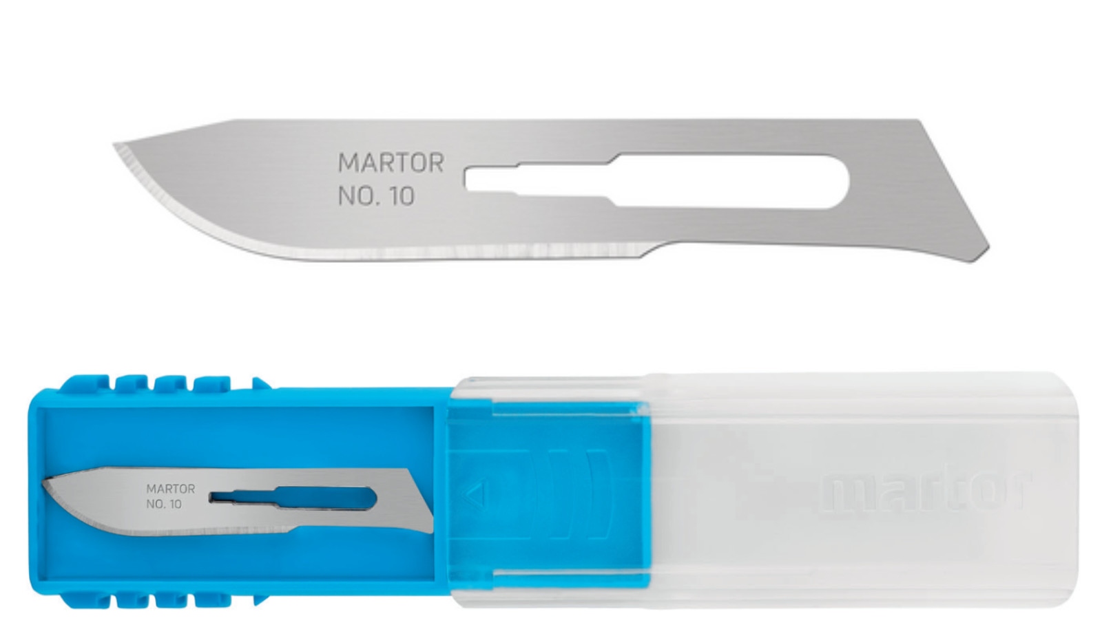 Lưỡi dao trổ Martor 10.50 dùng cho phẫu thuật/đồ họa 41.7 x 7.2 x 0.40 mm