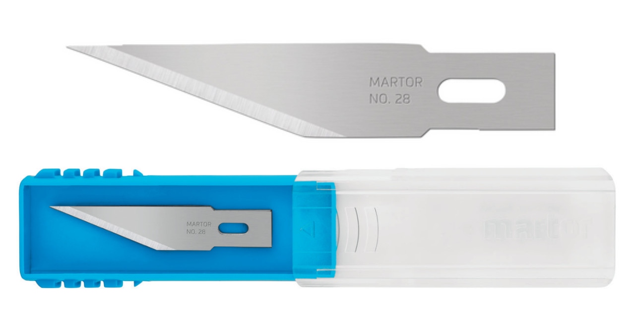Lưỡi dao kỹ thuật Martor 28.50 kích thước 47 x 9.3 x 0.63 mm