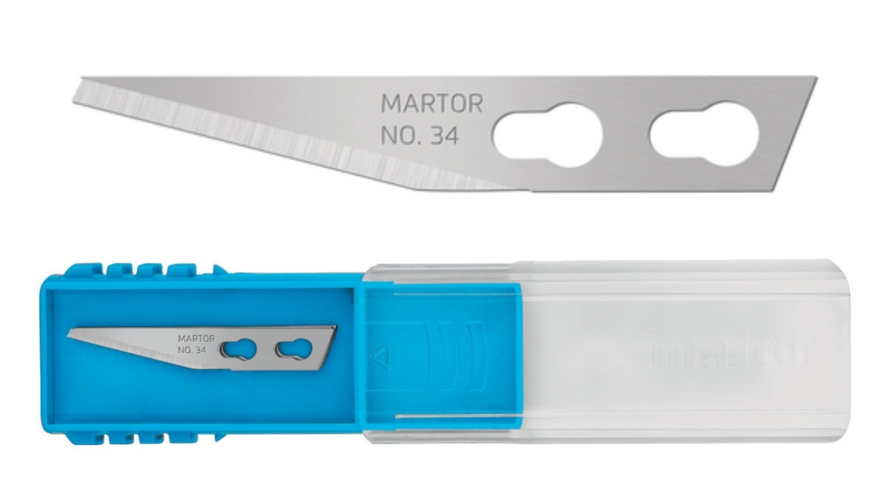 Lưỡi dao kỹ thuật Martor 34.50 độ dày 0,50 mm