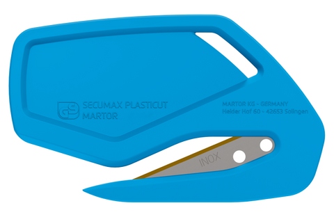 Martor 346912.12 SECUMAX PLASTICUT INOX Dao cắt màng an toàn màu xanh dương