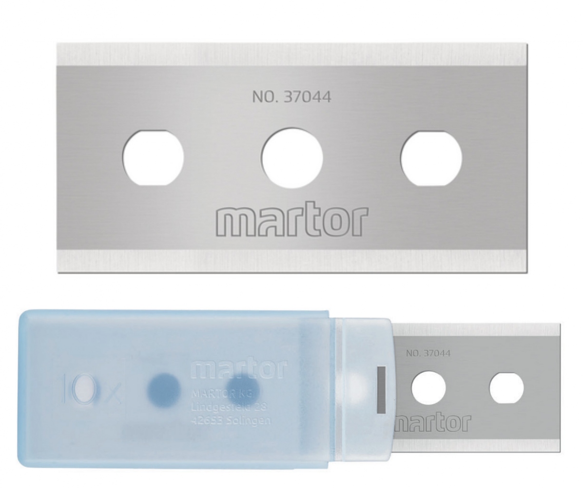 Lưỡi dao công nghiệp Martor 37044 vát sâu 43 x 22 x 0,40 mm