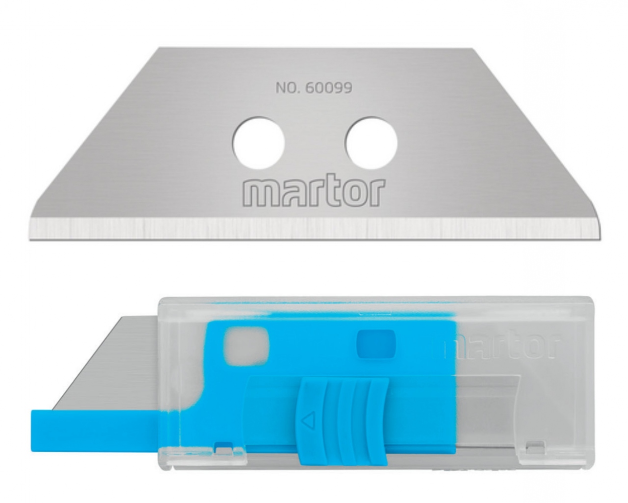 Lưỡi dao hình thang Martor 60099.70 với đầu lưỡi bo tròn 0,63 mm