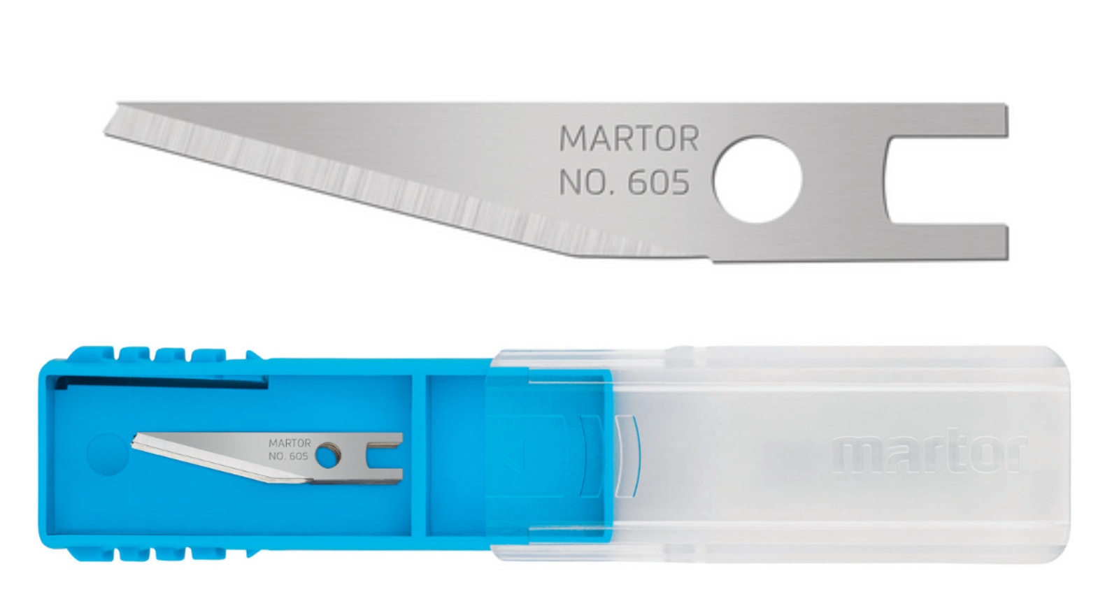 Lưỡi dao trổ Martor 605.50 kích thước 32.5 x 5.7 x 0.50 mm