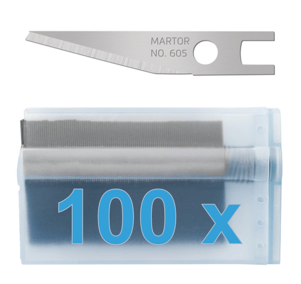 Lưỡi dao trổ Martor 605.65 kích thước 32.5 x 5.7 x 0.50 mm