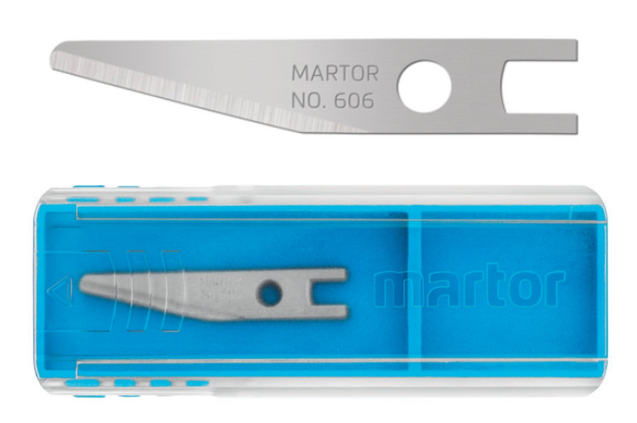 Lưỡi dao trổ Martor 606.50 kích thước 31x6x0.50 mm