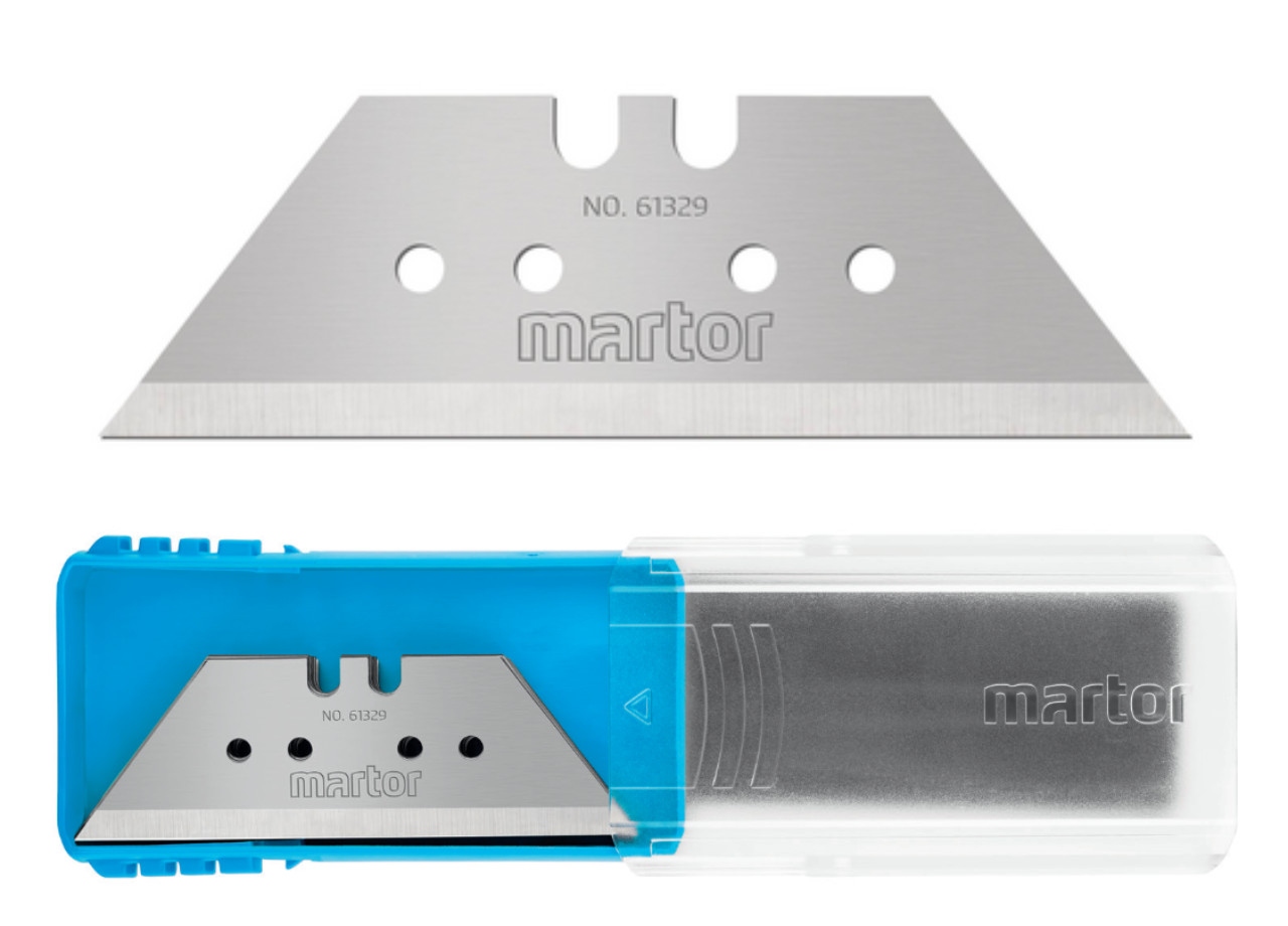 Lưỡi dao hình thang Martor 61329.50 vát sâu 60 x 19 x 0.90 mm