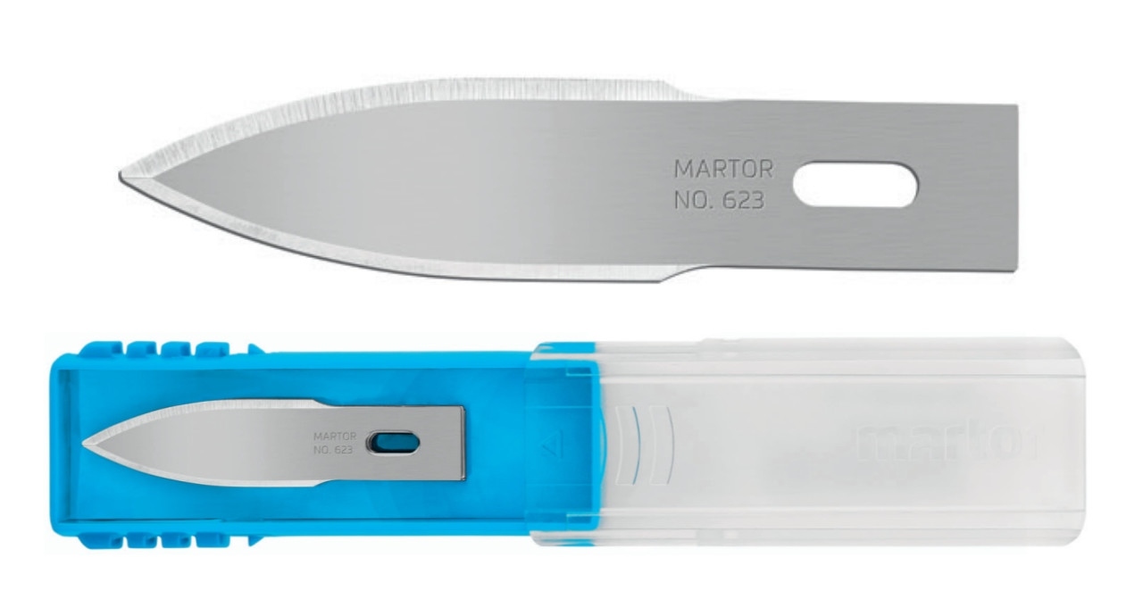 Lưỡi dao Martor 623.50 hình cung dày 0,65 mm