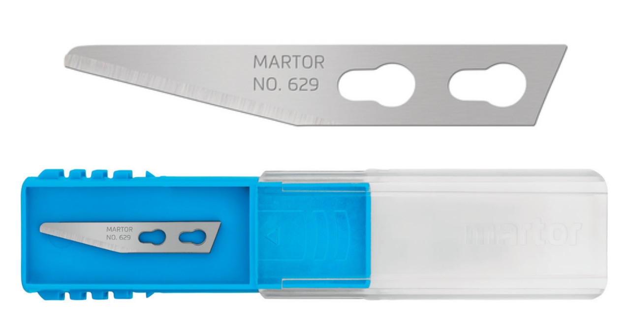 Lưỡi dao trổ Martor 629.50 dày 0,50 mm