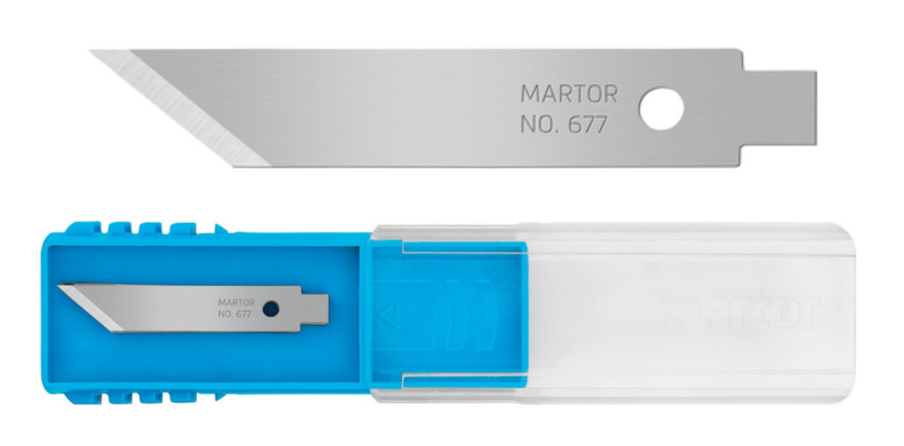 Lưỡi dao đồ họa Martor 677.50 kích thước 37 x 6,1 x 0,50 mm