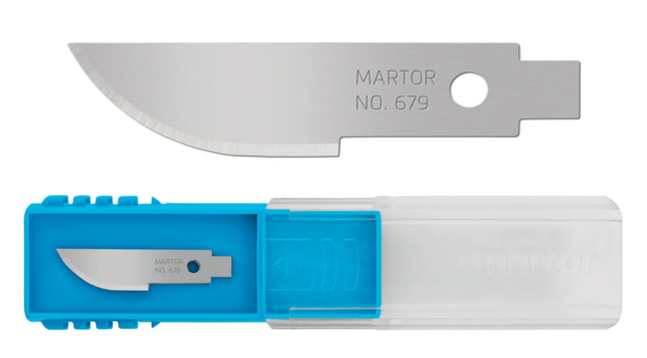 Lưỡi dao lồi Martor 679.50 kích thước 32 x 7 x 0.50 mm