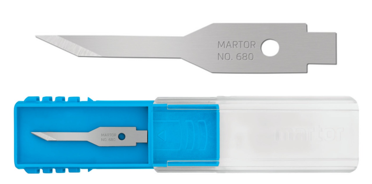 Lưỡi dao trổ Martor 680.50 kích thước 37,5 x 6,1 x 0,50 mm
