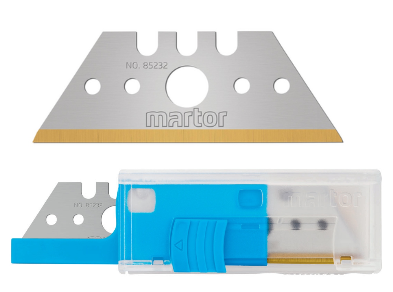Lưỡi dao hình thang Martor 85232.70 phủ TIN 53x19x0,63 mm