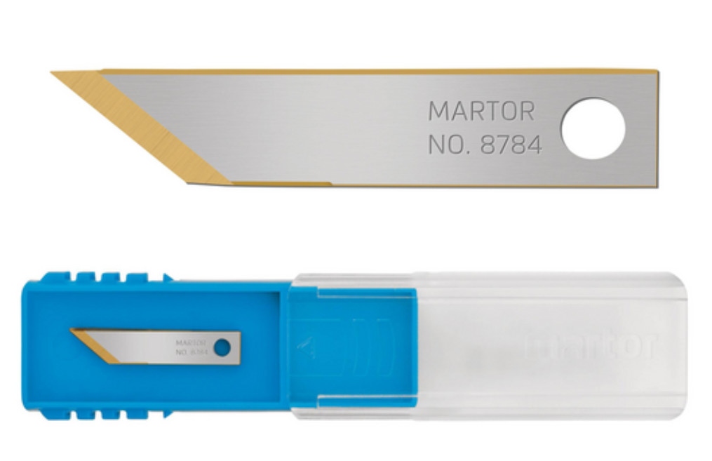Lưỡi dao kỹ thuật Martor 8784.50 phủ TiN dày 0.63 mm