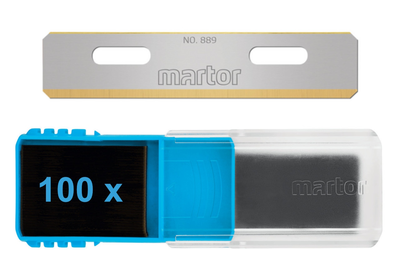 Lưỡi dao Martor 889.57 INJEKTOR Thép không gỉ Phủ TiN 0,25 mm