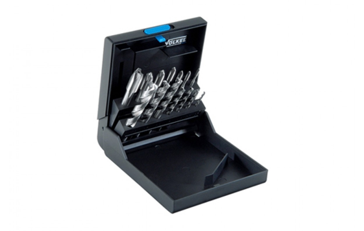 Völkel 47856 Bộ mũi taro máy VÒNG XANH LÁ (14 chi tiết) M3 - M12