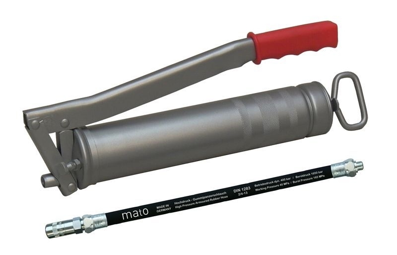 Súng bơm mỡ thép Mato 3070236 E476 M kèm dây bơm RH-30C