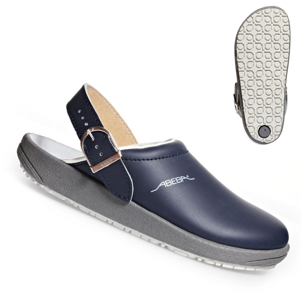 Giày chuyên dụng y tế chống trượt màu xanh navy OB SRC Abeba 9250 RUBBER