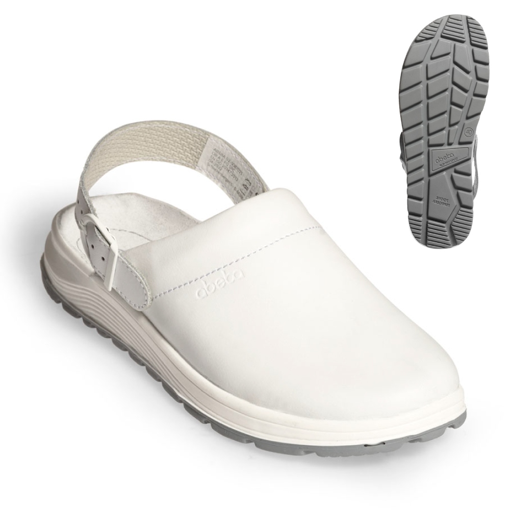 Giày y tế chuyên dụng chống trượt màu trắng OB SRC Abeba 877021 ACTIVE