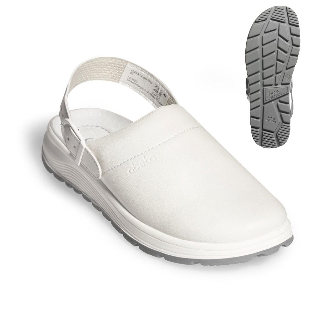 Giày y tế chuyên dụng chống trượt màu trắng OB SRC Abeba 87021 ACTIVE